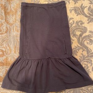 Free people sweatshirt tube top dress